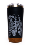 Salmon Life Cycle (Feathers) Mug by Native Northwest