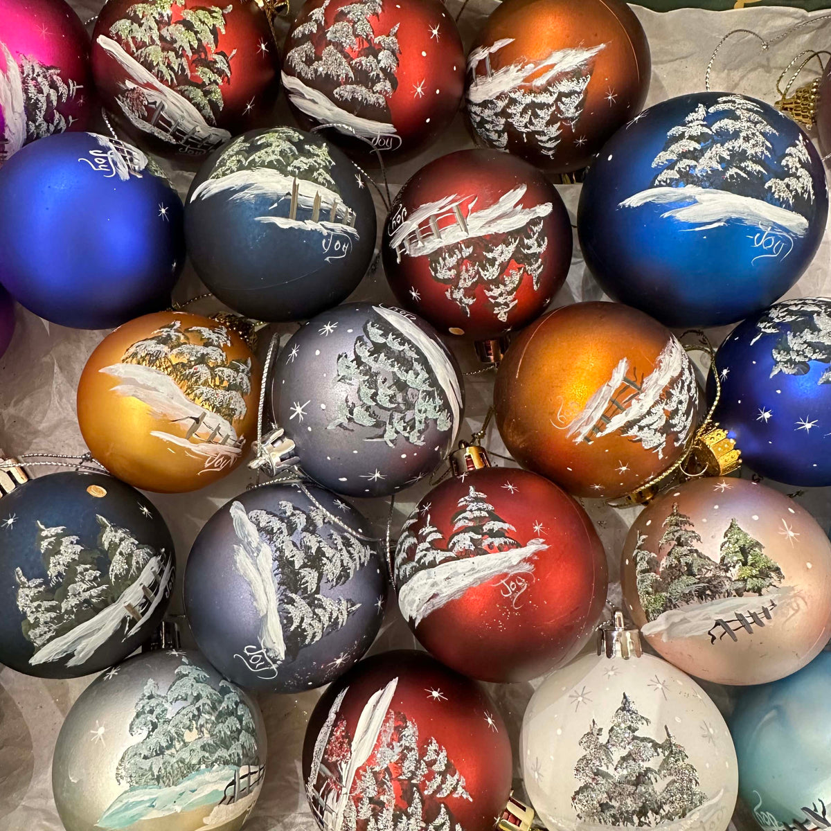 Hand-painted Christmas Ornaments 2026