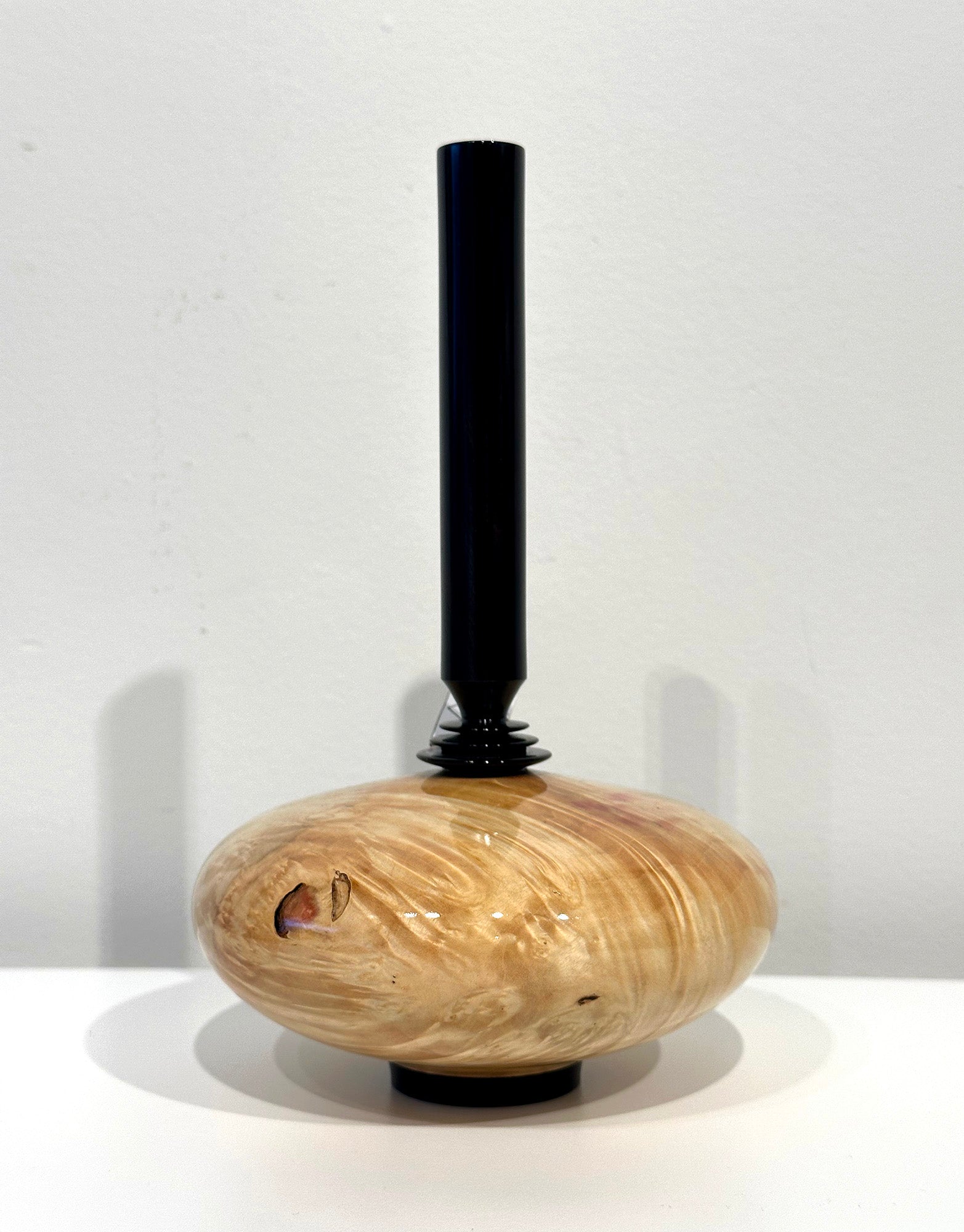 Blackwood and Ebonized Hardwood and Maple Crotchwood