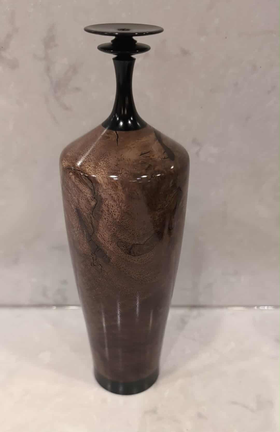 Blackwood and Ebonized Maple and Walnut Crotchwood