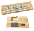 3-Track Cribbage Board - All My Relatives (Indinawemaaganidag) by Native Northwest