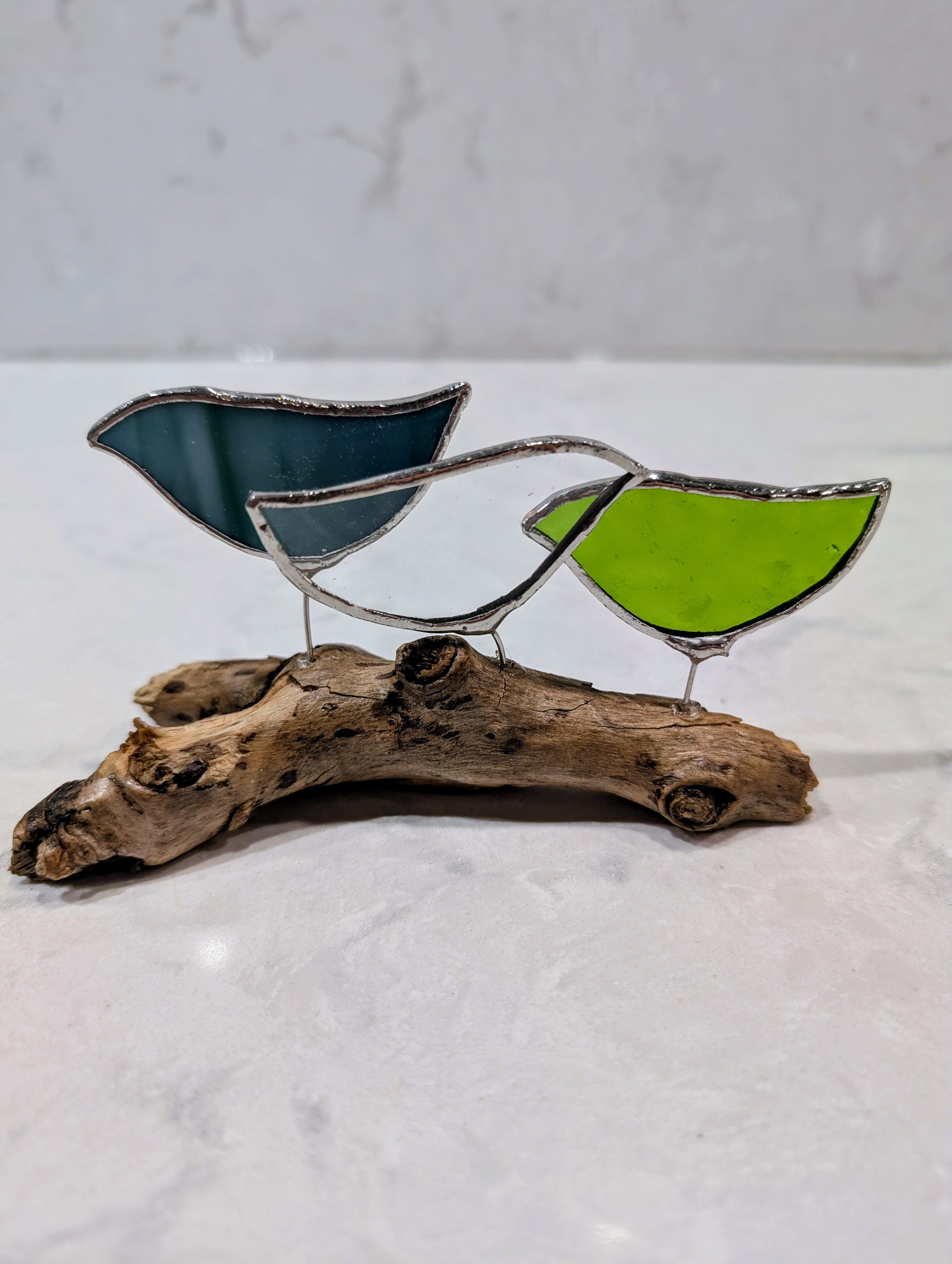 Three Driftwood Birds