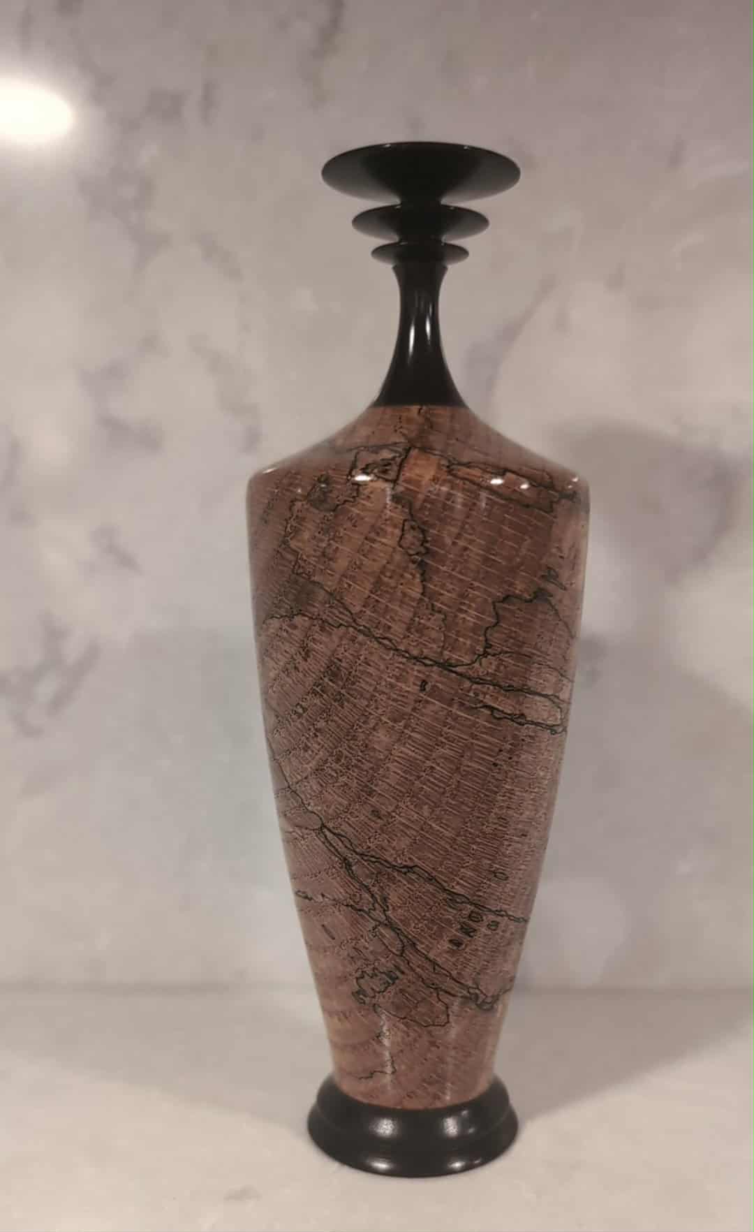 Blackwood and Ebonized Maple and Spalted Red Oak