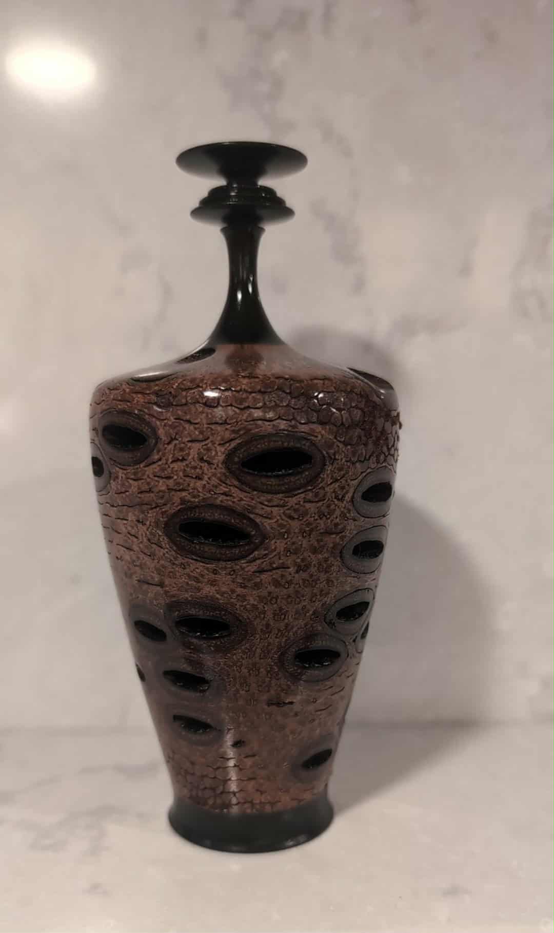 Blackwood and Ebonized Maple and Banksia Seed Pod