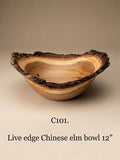 Chinese Elm, Live Edge 11.5"