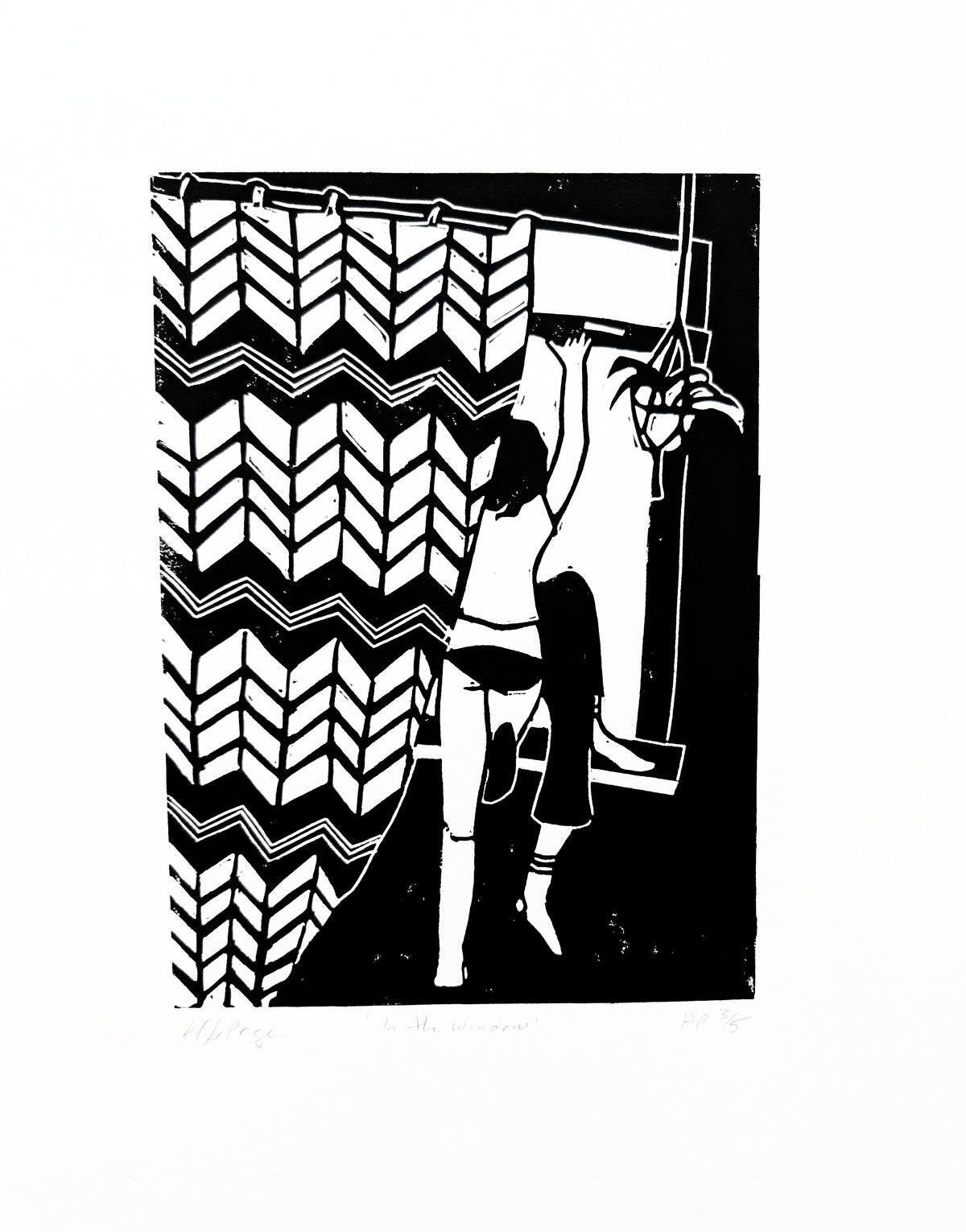 In the Window (unframed, AP 3/5)
