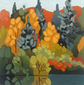 Yellow and Blue Trees