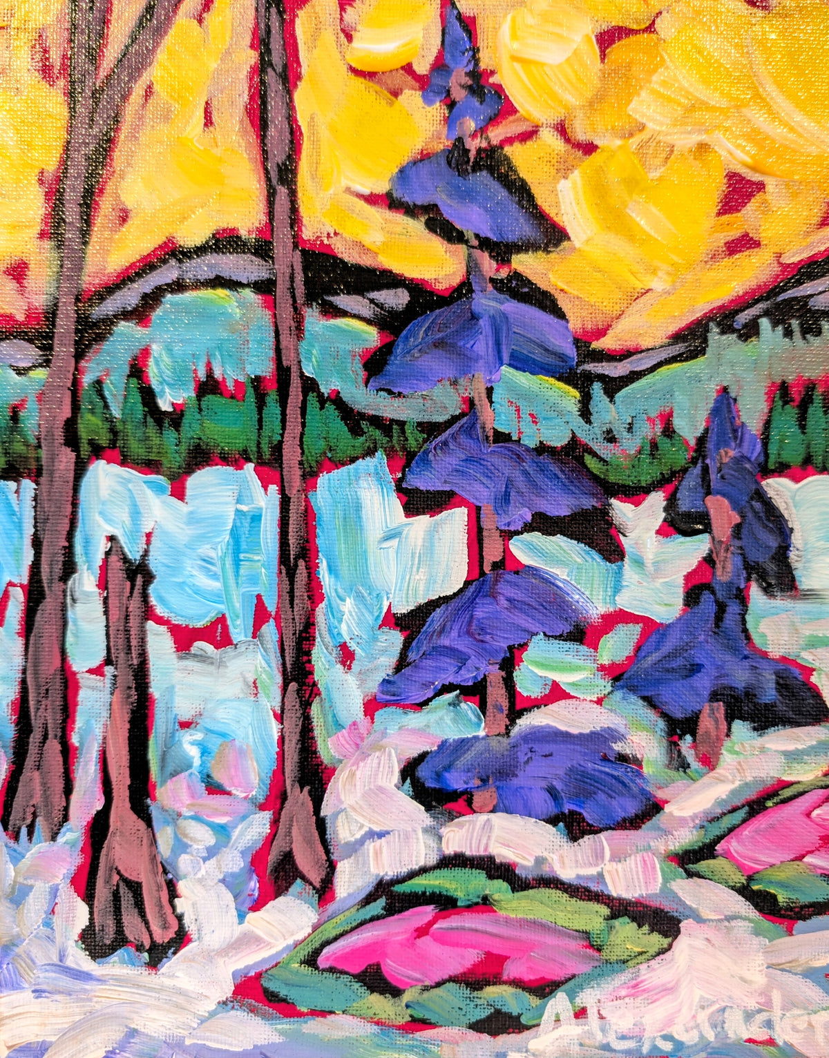 Plein Air Landscape Sketch