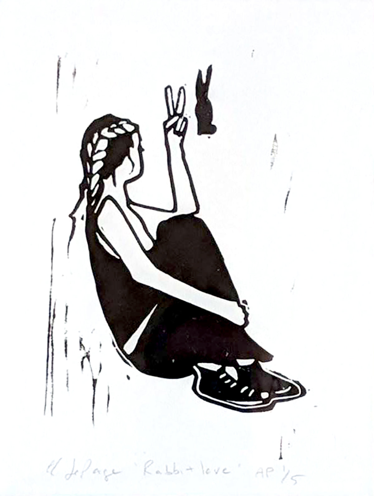 Rabbit Love (unframed, 8/25)