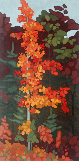 Orange and Red Maple by Leanne Baird