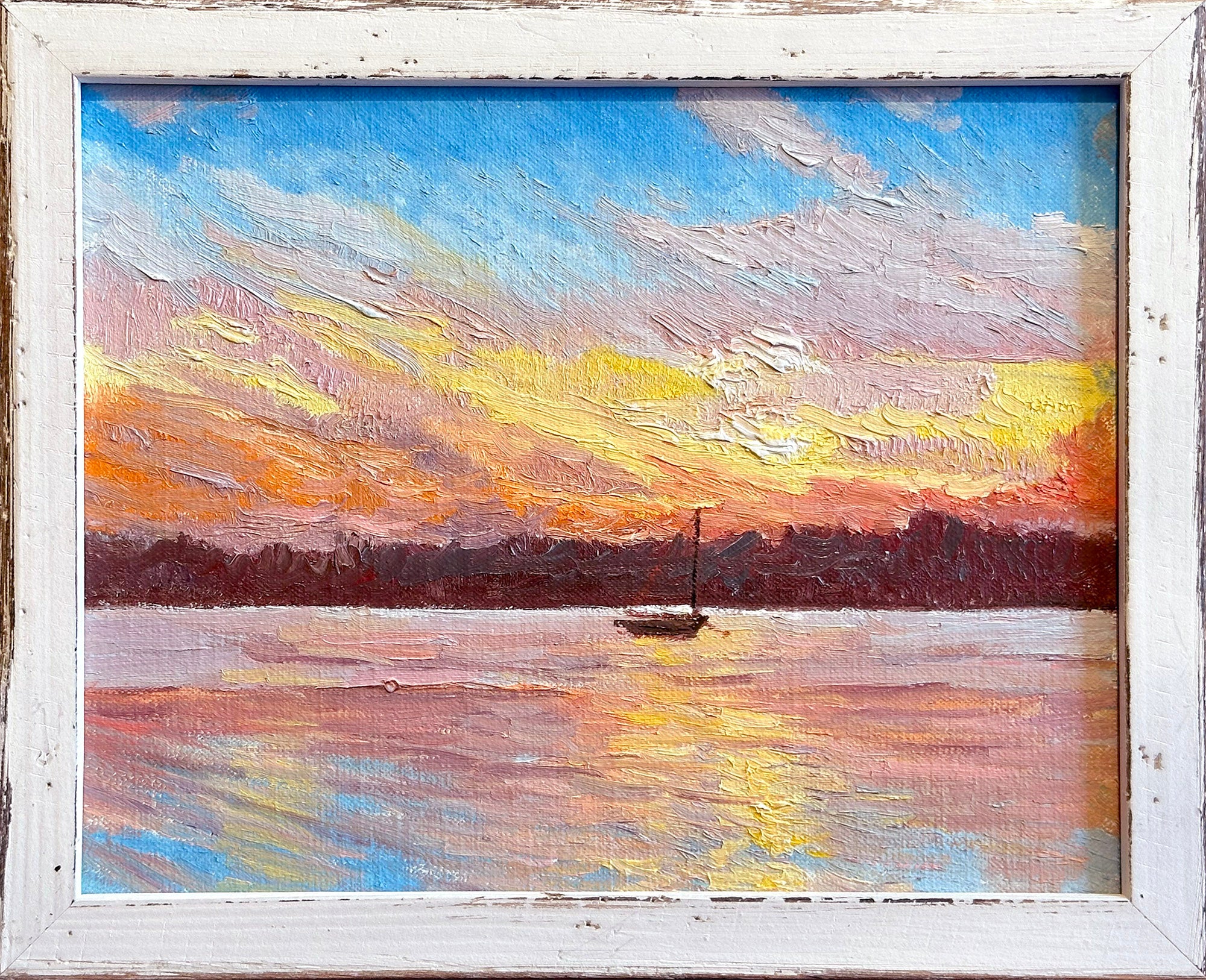 Boat at Sunset (L627)