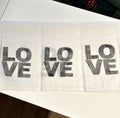 Love All (Heavy Linen Tea Towel)