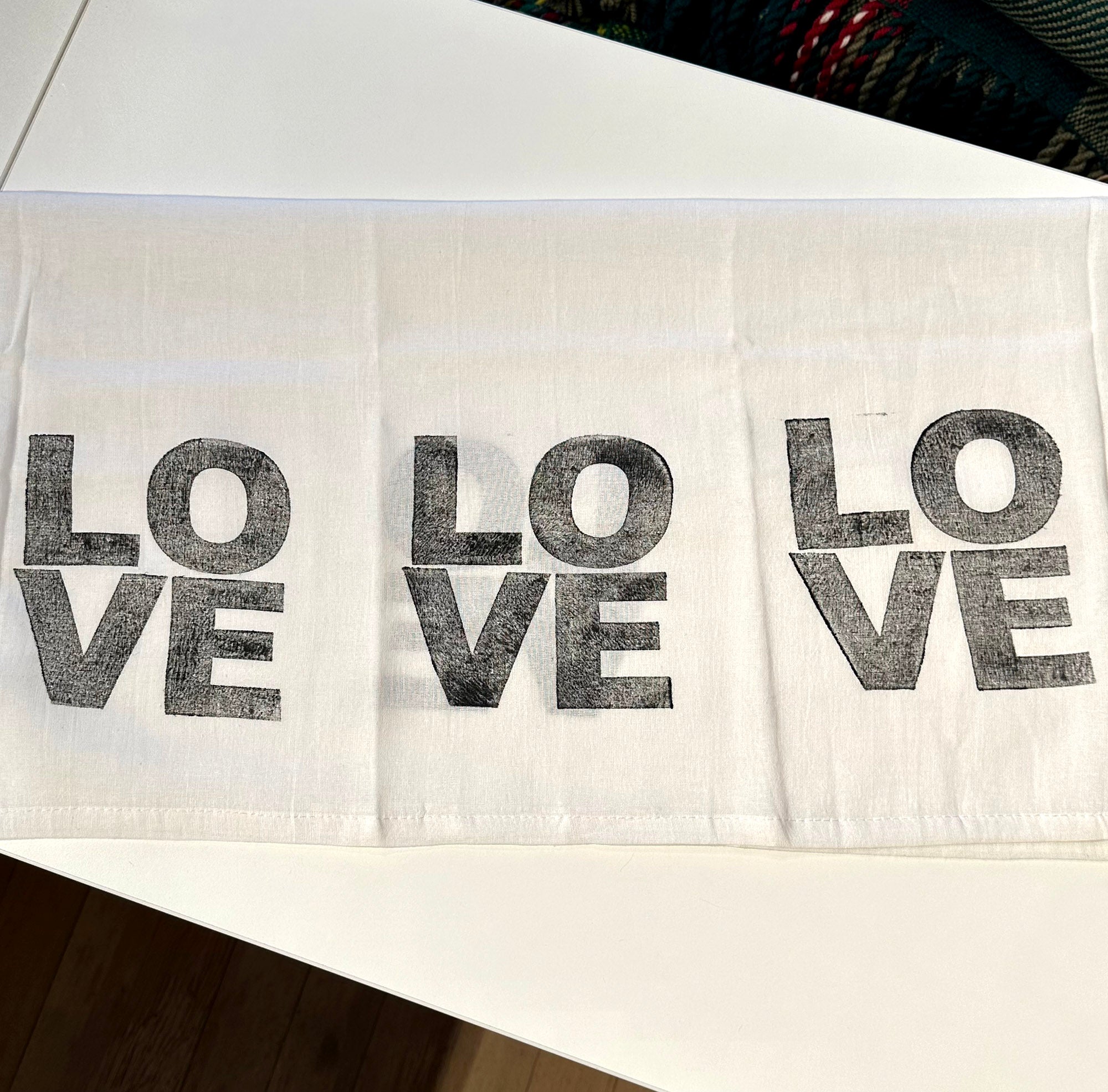 Love All (Heavy Linen Tea Towel)