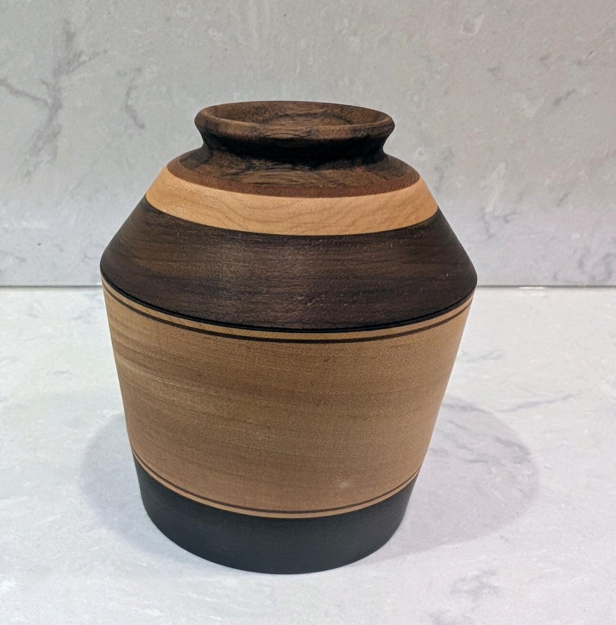 Cherry and Toasted Walnut Lidded Vessel