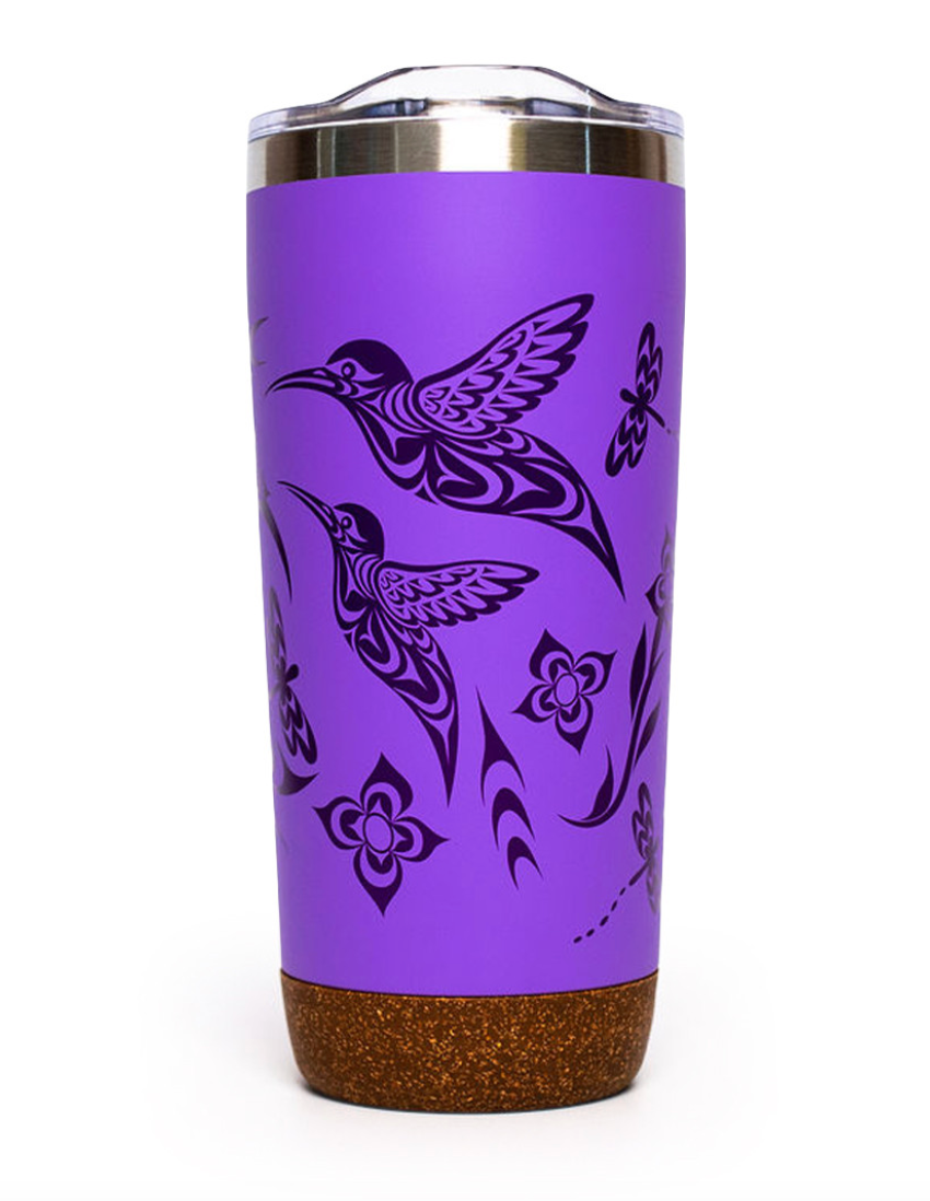 Salmon Life Cycle (Feathers) Mug by Native Northwest
