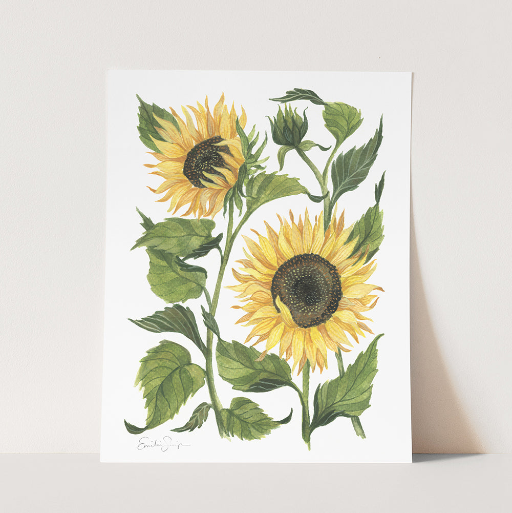 Sunflowers (print)